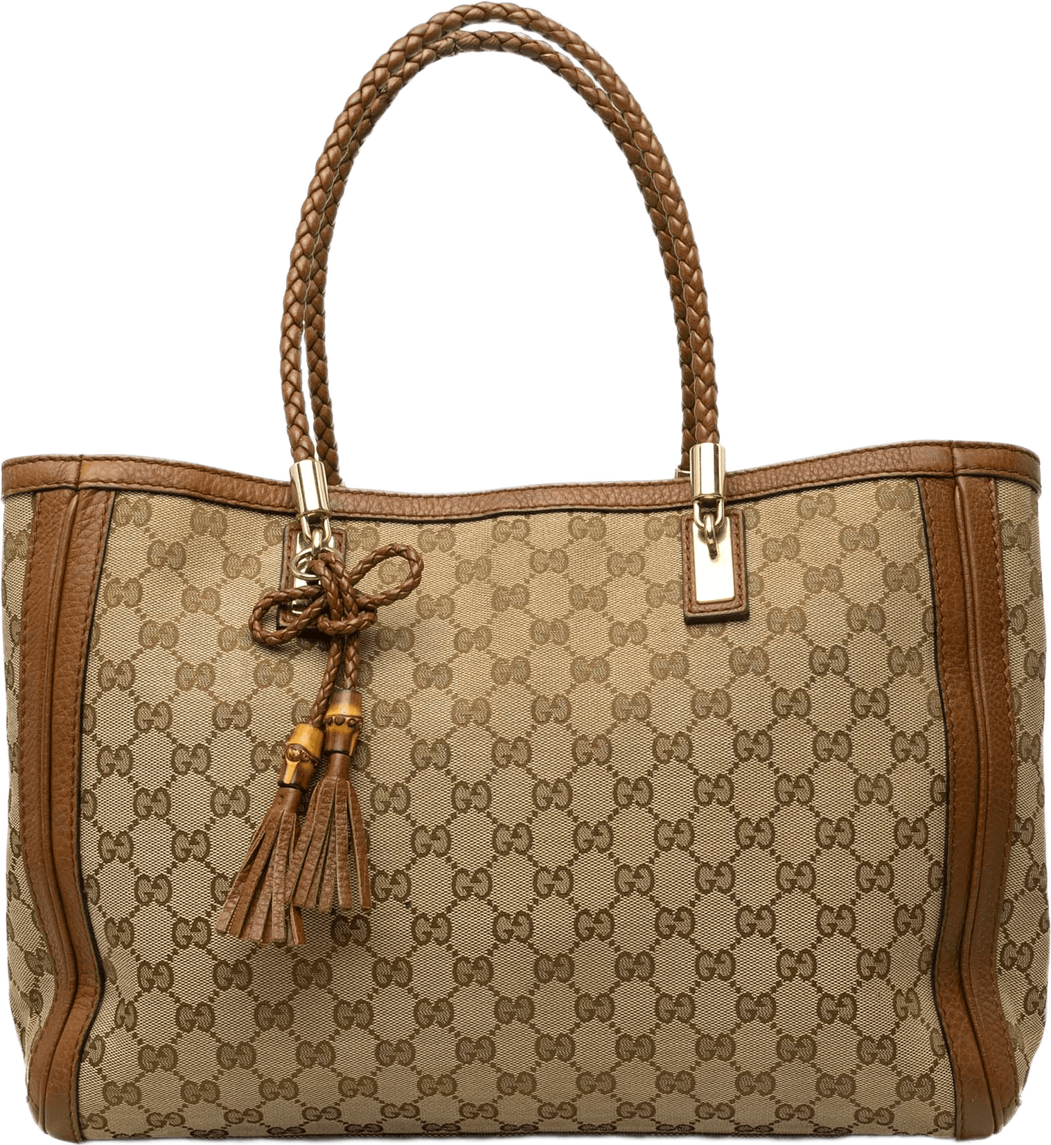 Gucci Gg Canvas Bella Tote, från Luxclusif, i färgen beige.