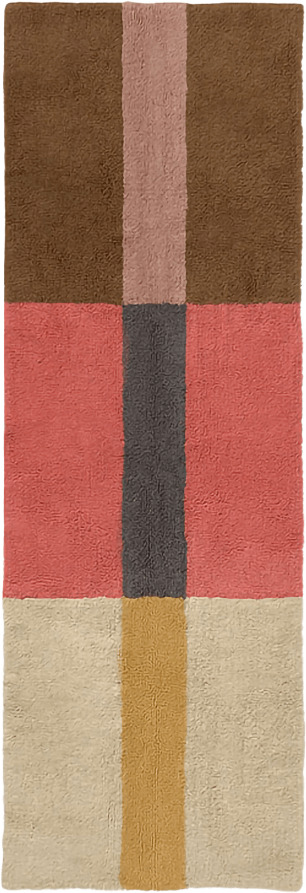 Ullmatta Chroma Palett, från LORENA CANALS, i färgen naturlig canvas, valnöt, dammrosa, kryddad korall, kol, snäckskal, karamell.