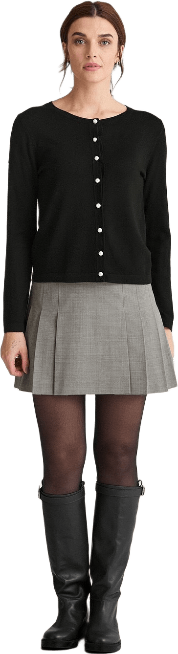 Ullkjol Scarlett, från Newhouse, i färgen gråmelerad.