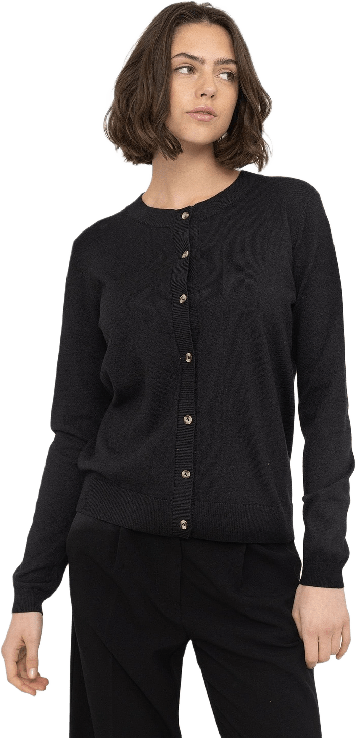 Srmarla Cardigan Knit, från Soft Rebels, i färgen black.