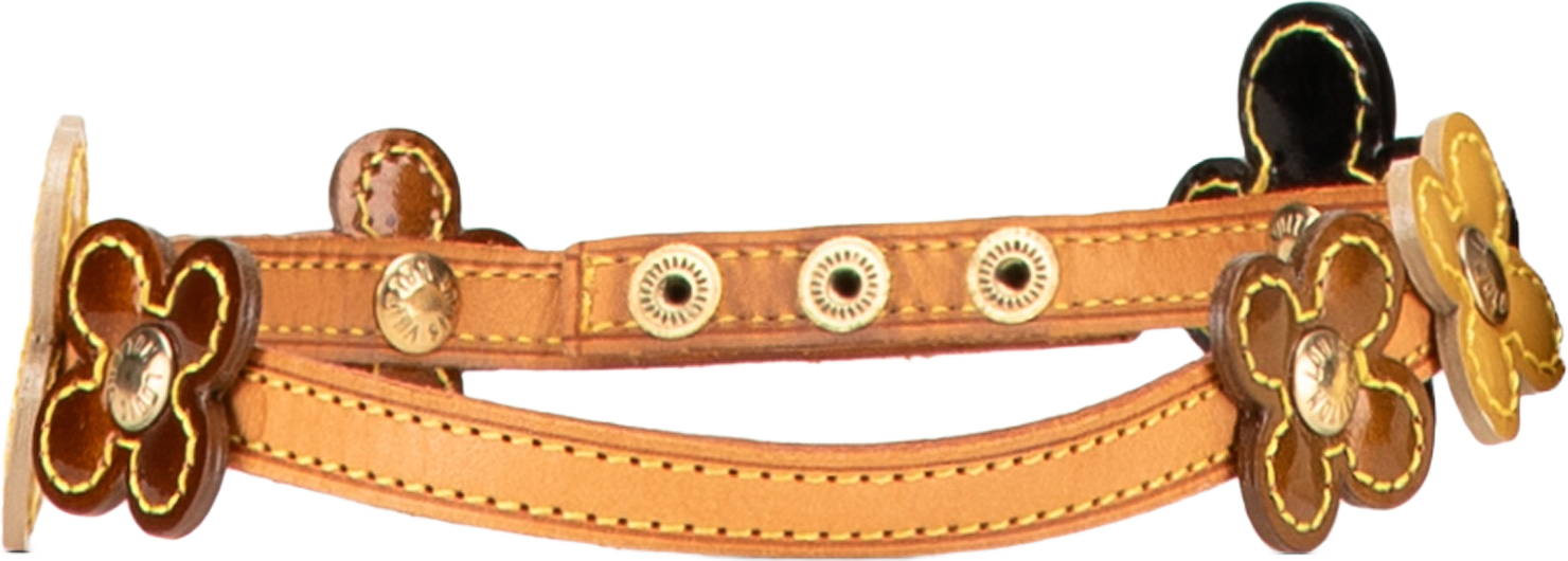 Louis Vuitton Leather Flower Lexington Choker