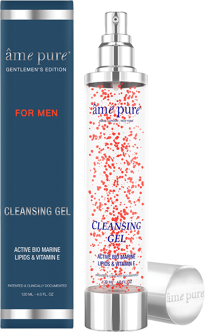 Gentlemen Cleansing Gel, Lipids & vitamin E, 120ml, från Âme Pure, i färgen silver.