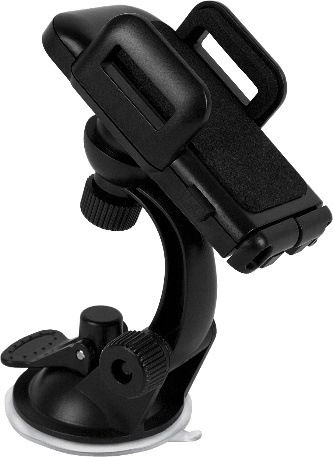 Mobilhållare Sugpropp/platta, från Champion Nordic, i färgen svart.