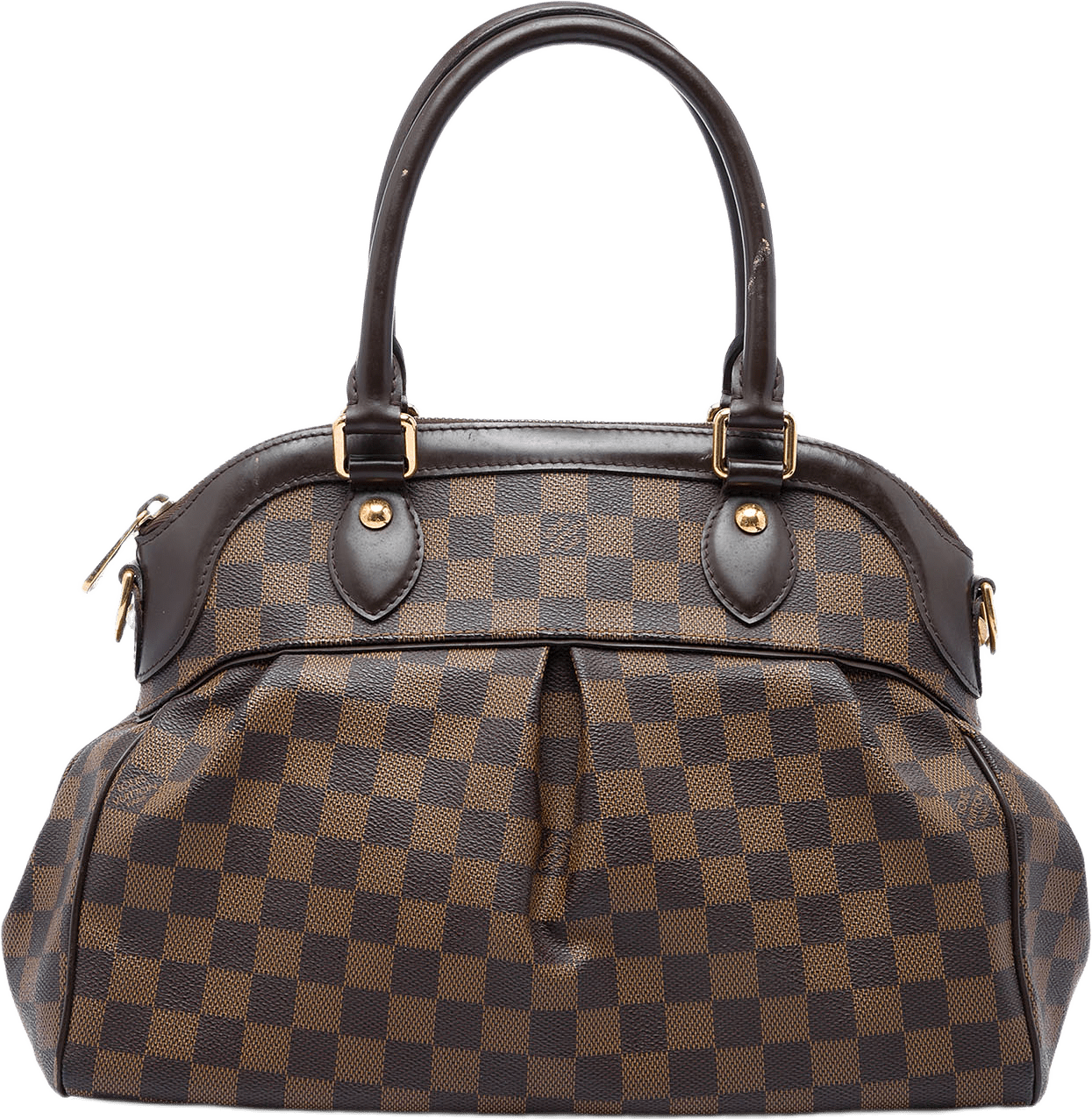 Louis Vuitton Damier Ebene Trevi Pm, från Luxclusif, i färgen brun.