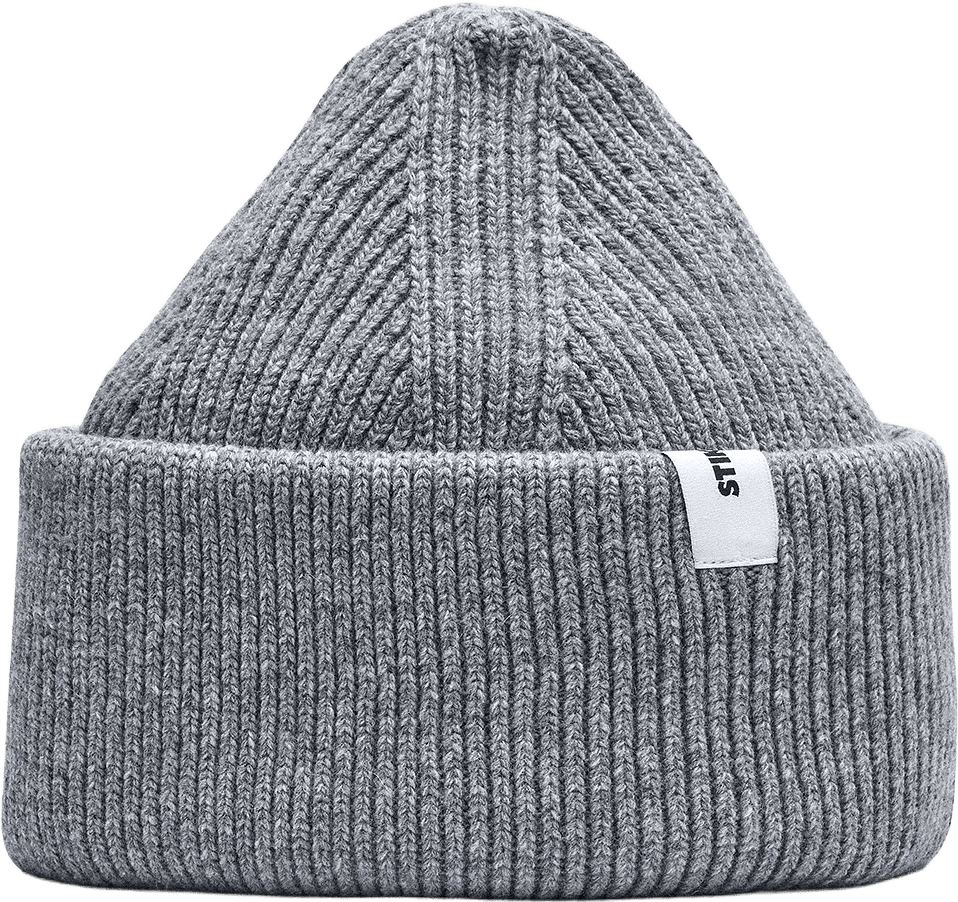 Beanie 01 Merino Chunky Fit, från Stiksen, i färgen light grey.