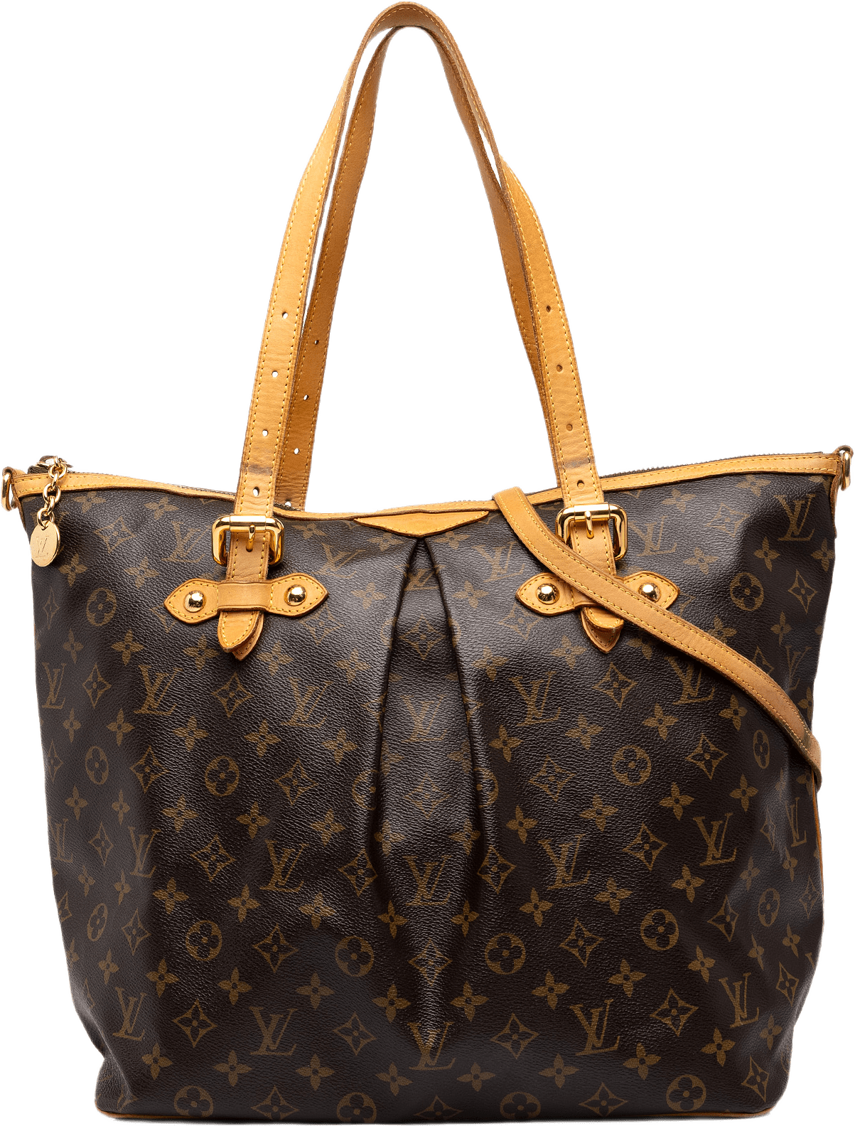 Louis Vuitton Monogram Palermo Gm, från Luxclusif, i färgen brun.