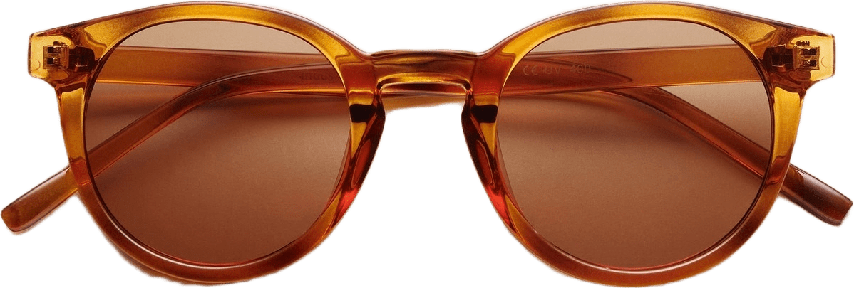 Babymocs Solglasögon Classic Shape - Vuxen, från BabyMocs, i färgen amber.