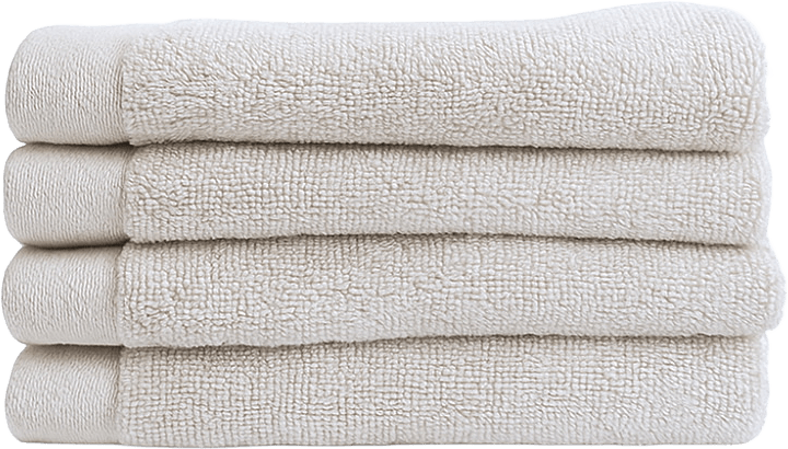 Fluffy Habits - Ansiktshandduk 30x30cm, Set Of 4, från Home of ESS, i färgen champagne.