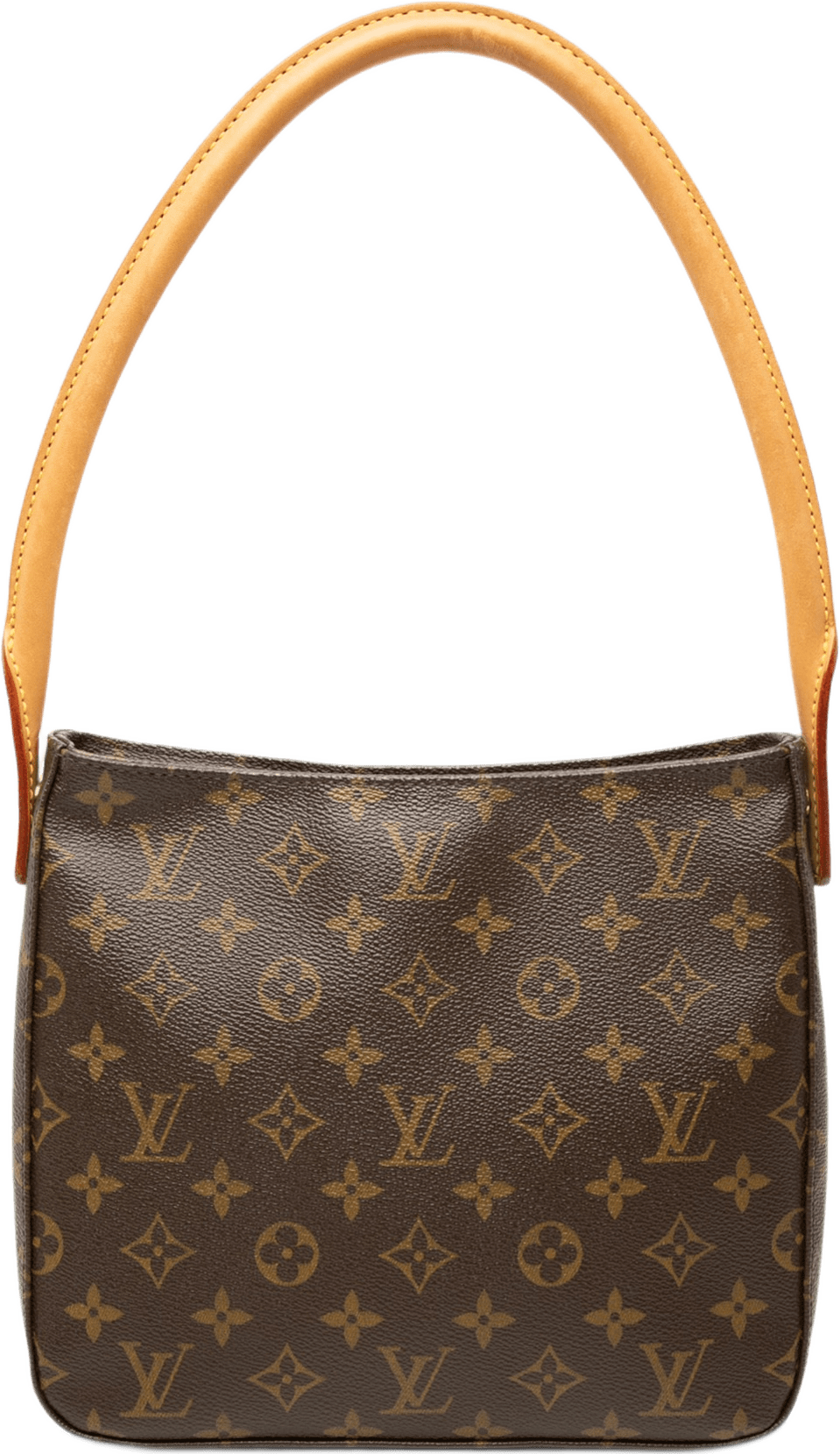 Louis Vuitton Monogram Looping Mm, från Luxclusif, i färgen brun.
