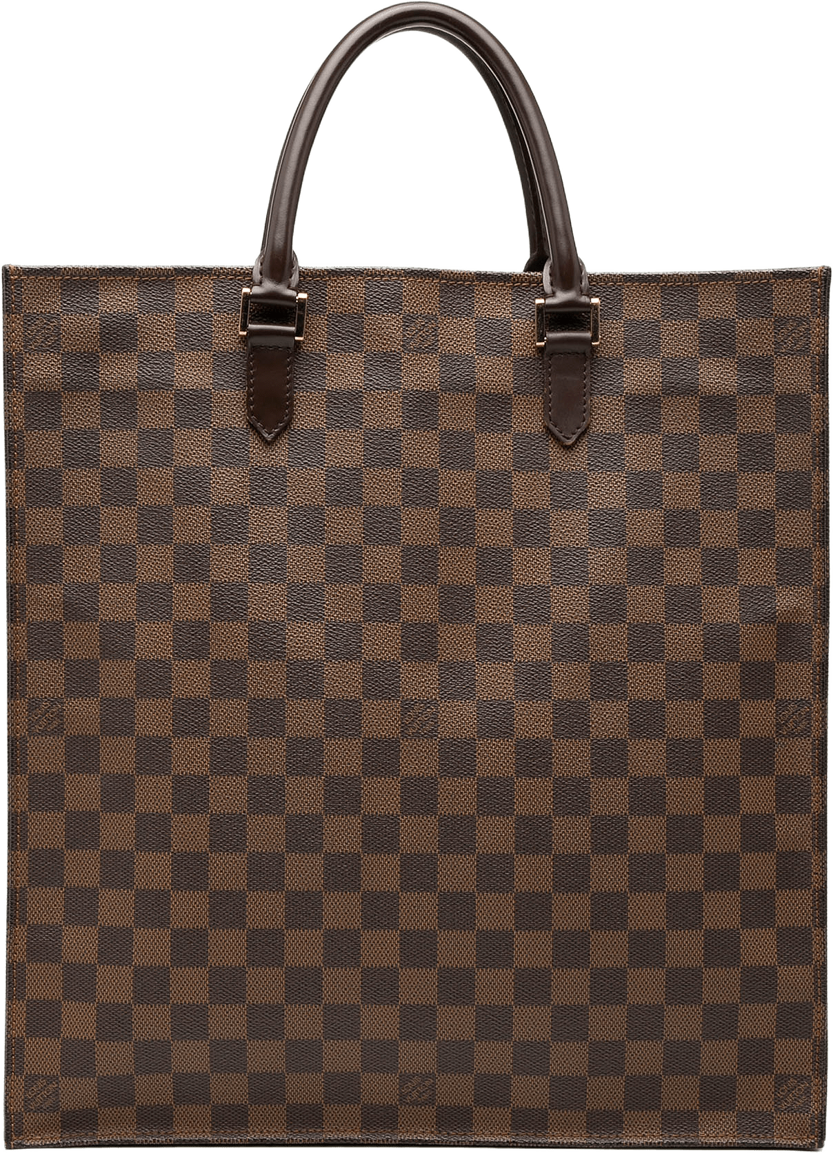 Louis Vuitton Damier Ebene Sac Plat, från Luxclusif, i färgen brown.