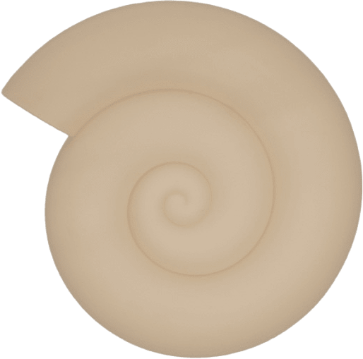 Nautilus Trivet, från OYOY Living, i färgen vanilla.