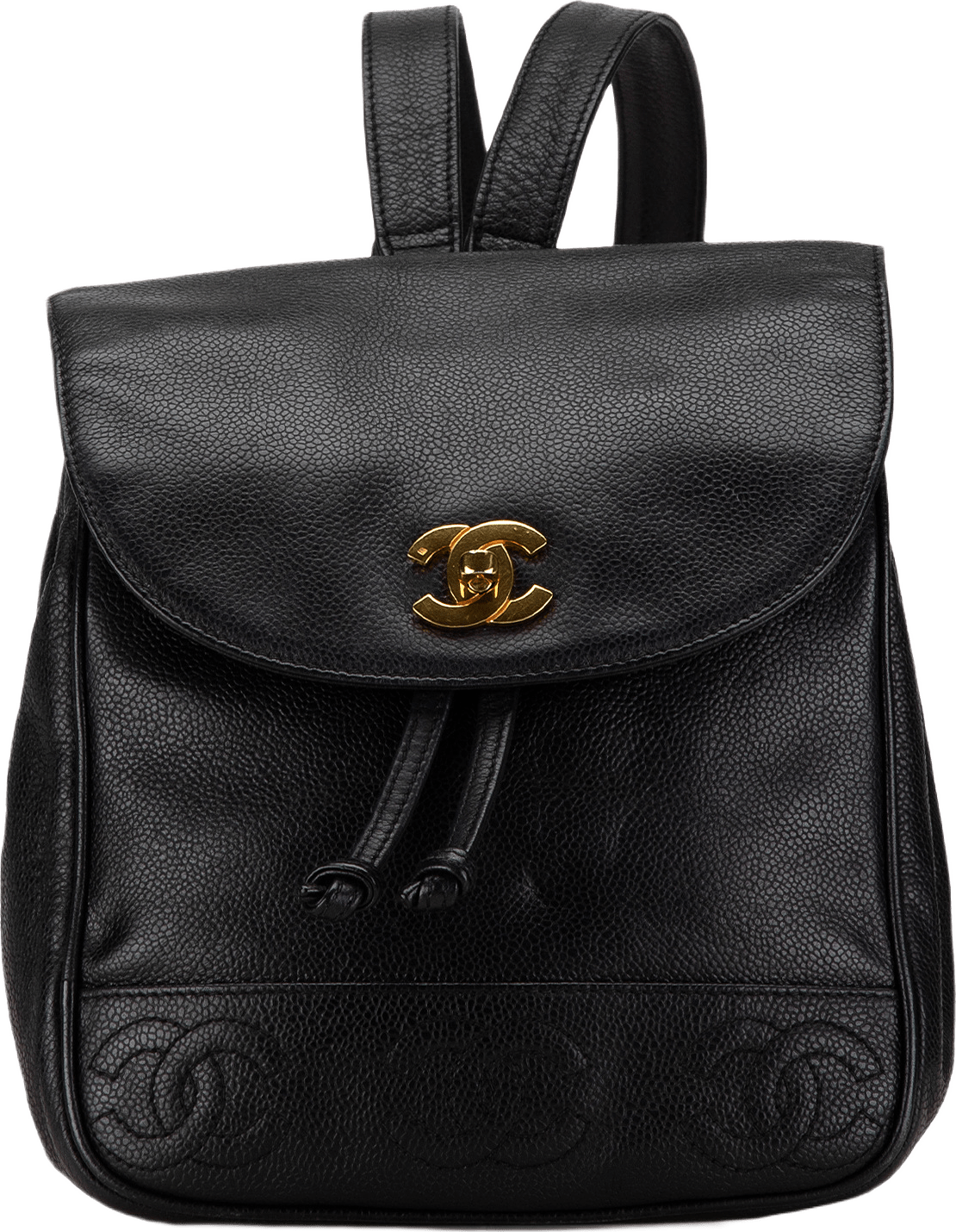 Chanel Triple Cc Caviar Backpack