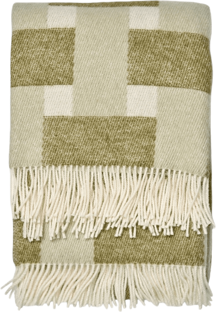 Pläd Weave, från Classic Collection, i färgen grön.