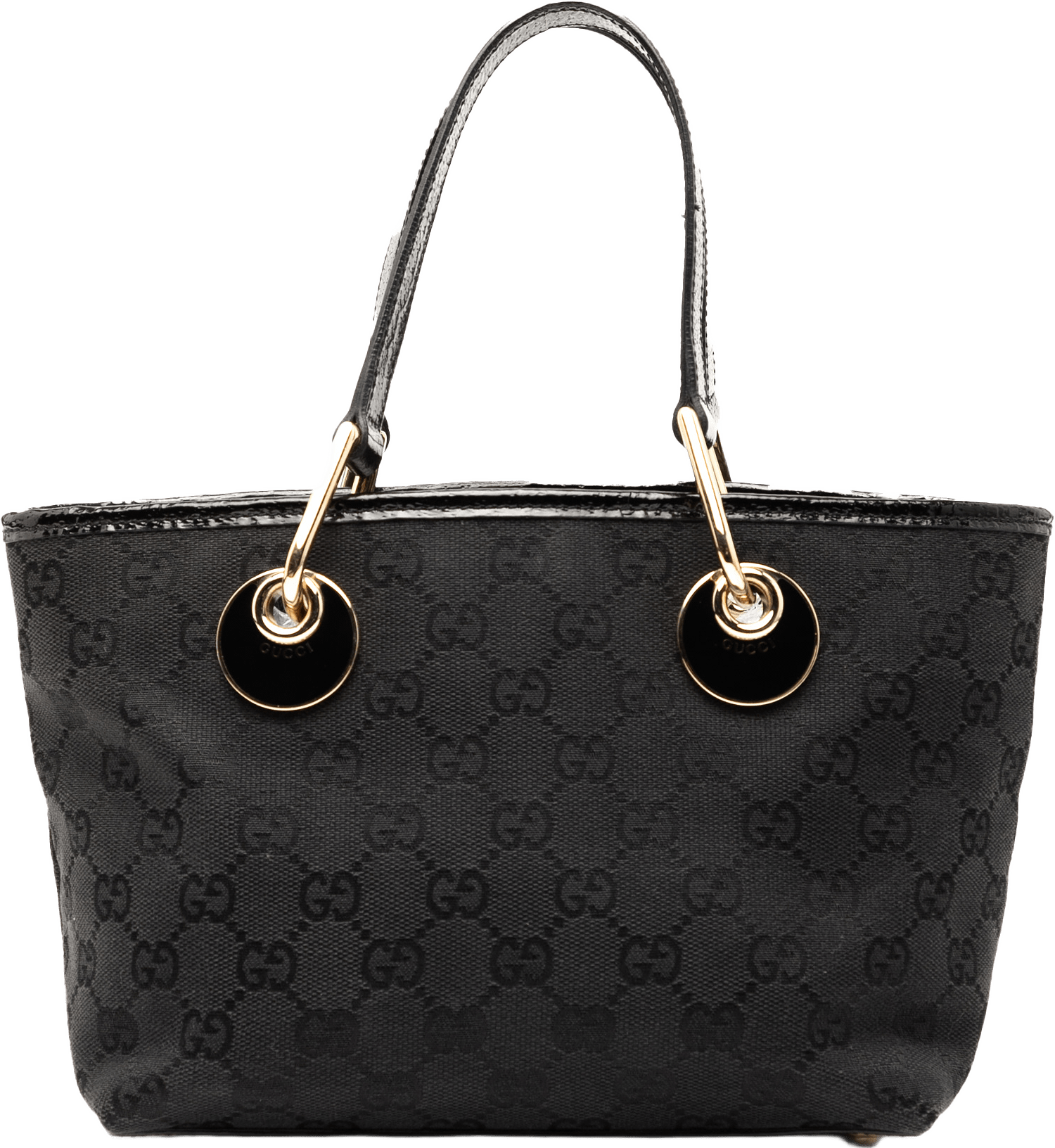 Gucci Gg Canvas Eclipse Handbag, från Luxclusif, i färgen black.