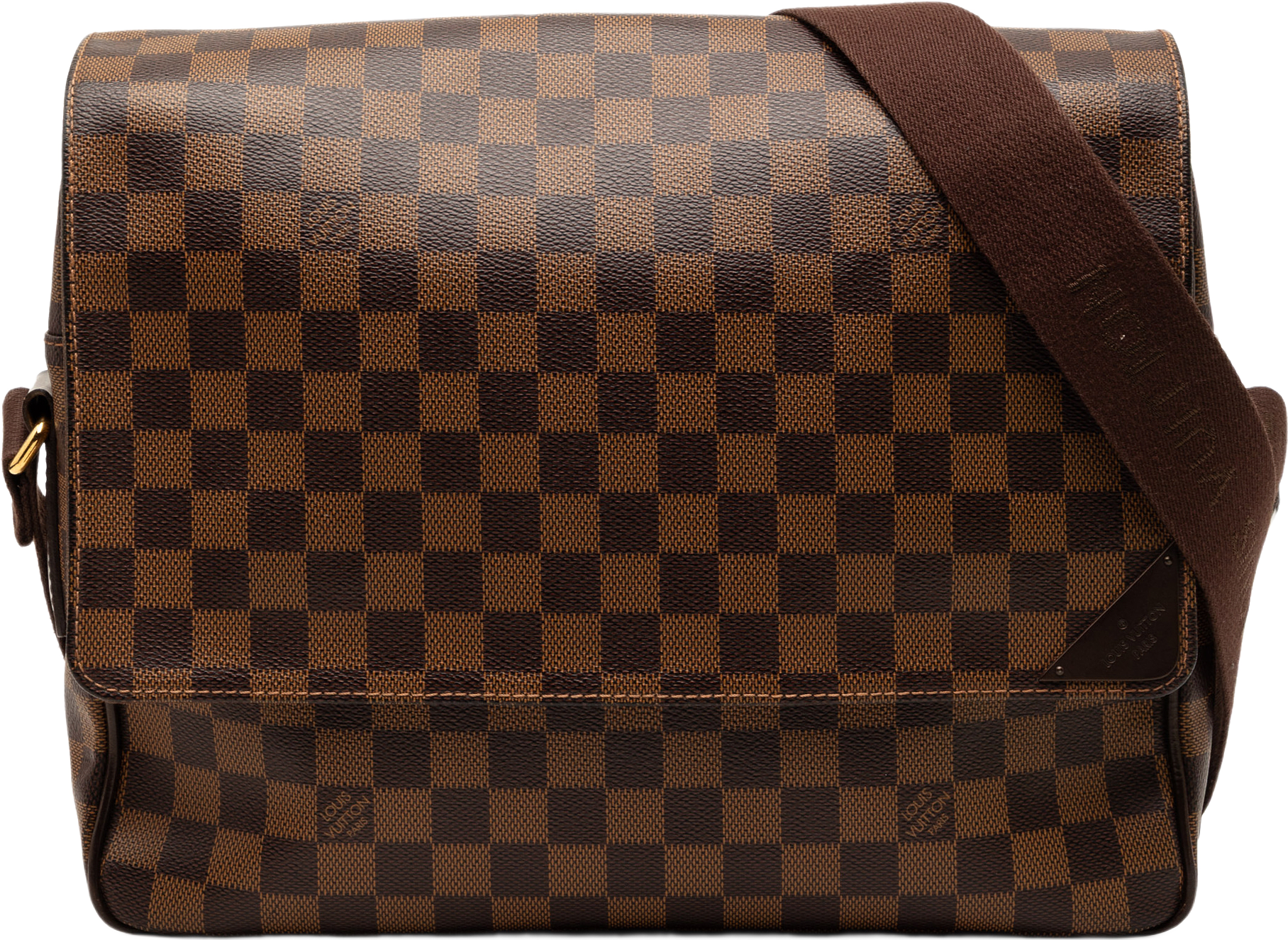 Louis Vuitton Damier Ebene Shelton Mm, från Luxclusif, i färgen brown.