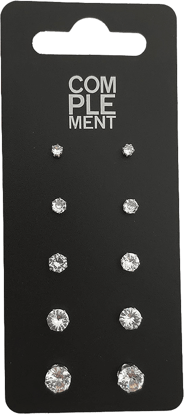 5 Stenar På Karta, från Complement, i färgen silver.