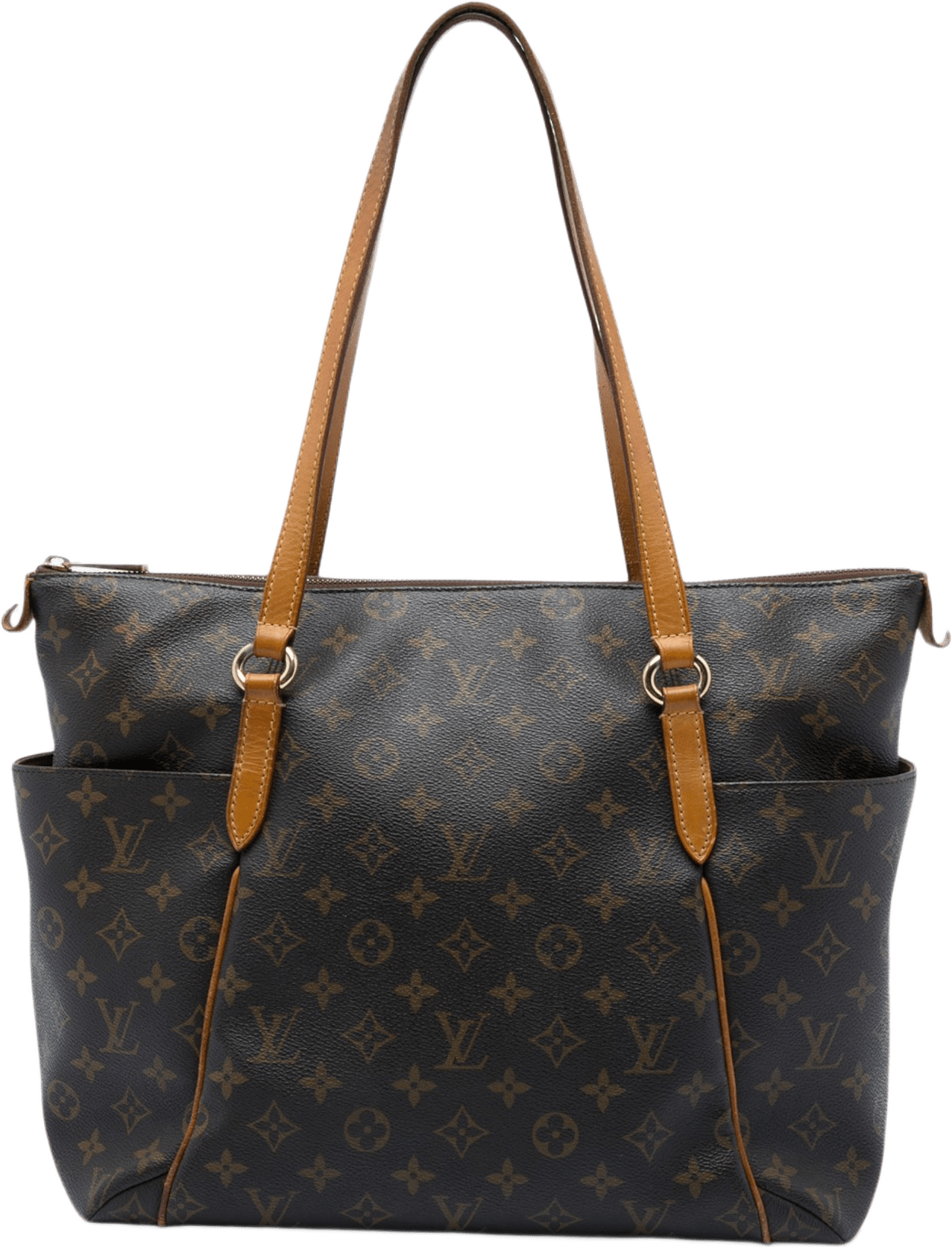 Louis Vuitton Monogram Totally Mm, från Luxclusif, i färgen brun.