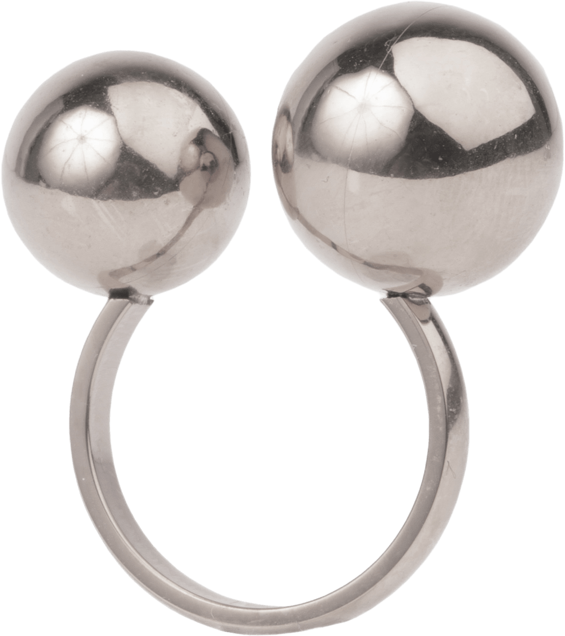 Divine Steel Ring, från pfgSTOCKHOLM, i färgen silver.