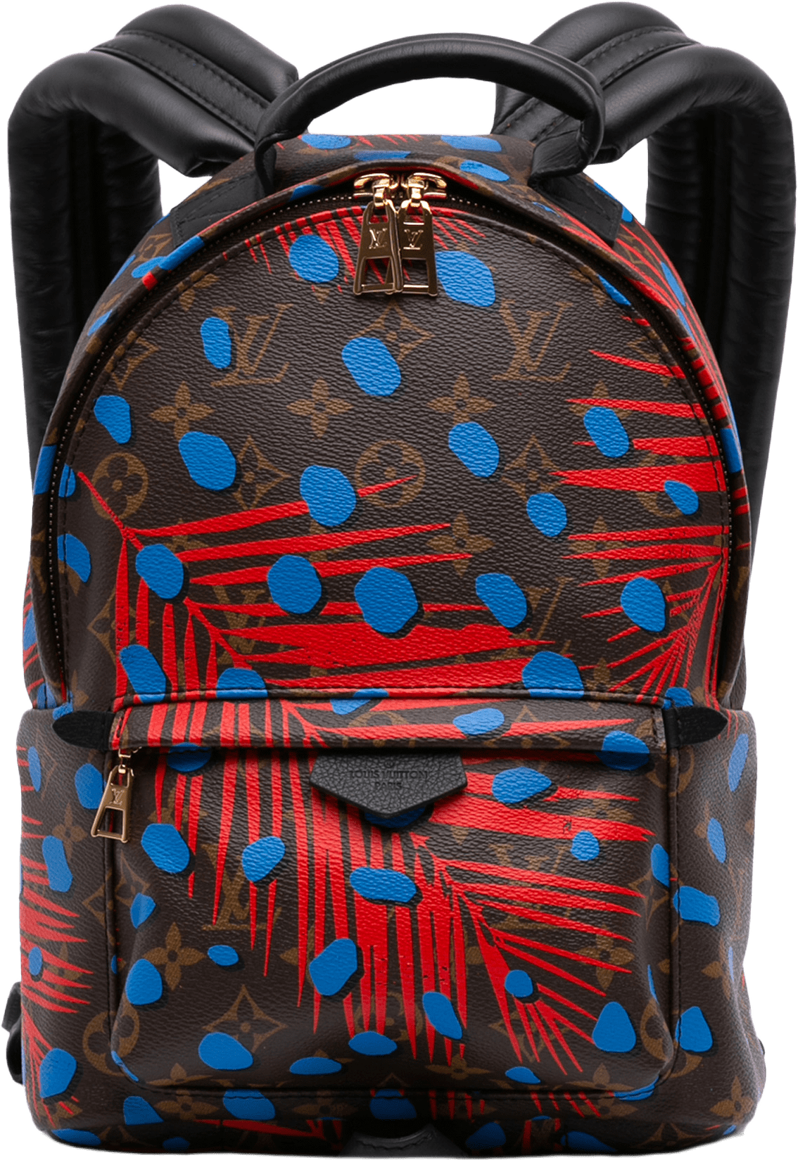 Louis Vuitton Monogram Jungle Dots Palm Springs Pm, från Luxclusif, i färgen brown.