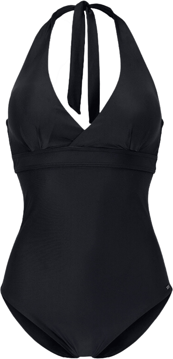 Haiti Halterneck Baddräkt, från Abecita by Swegmark, i färgen black.
