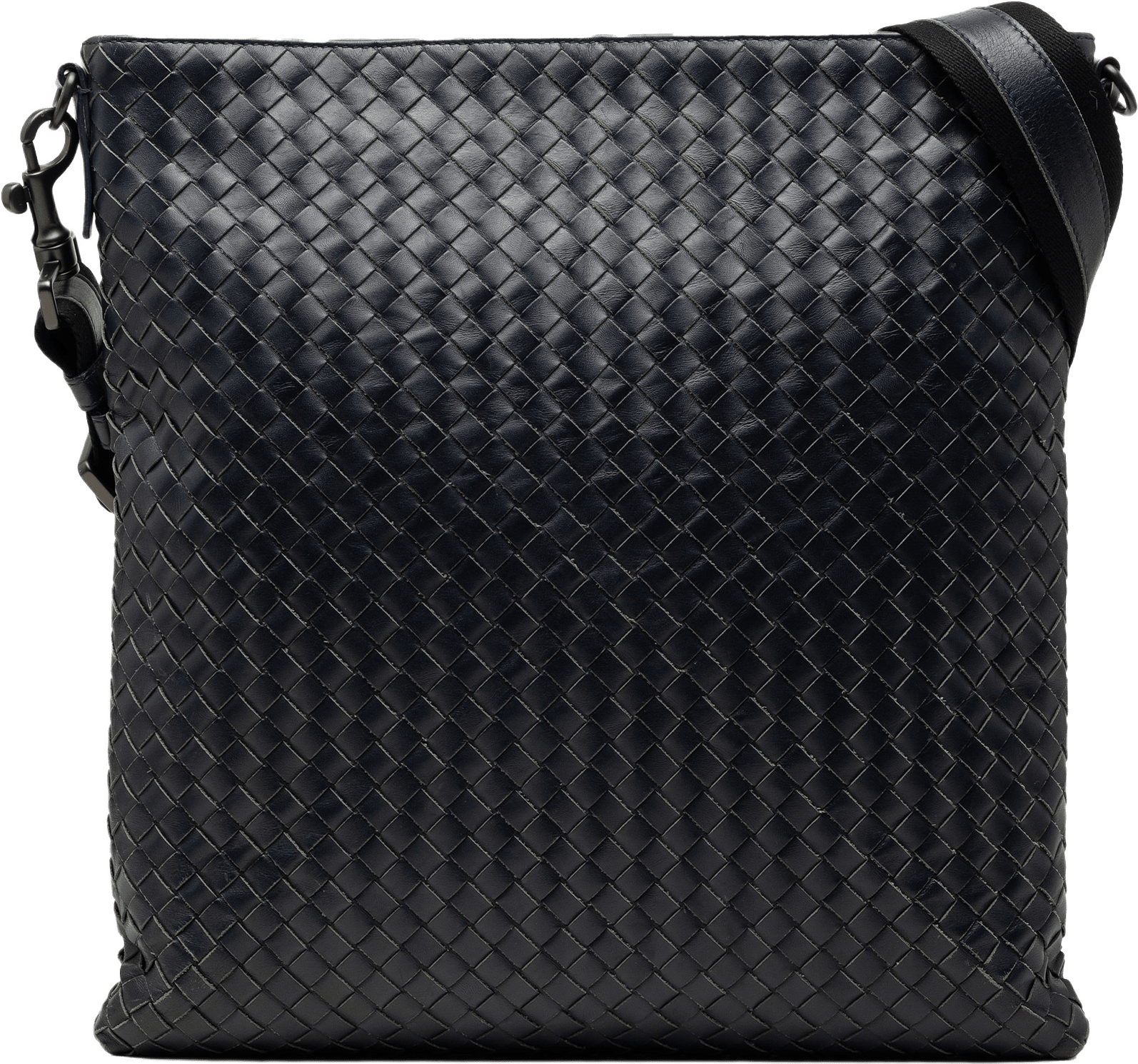 Bottega Veneta Nappa Intrecciato Vn Crossbody, från Luxclusif, i färgen navy.