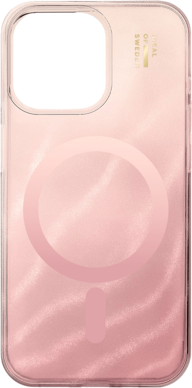 Clear Case Magsafe Iphone Rose Blush, från Ideal Of Sweden, i färgen pink.