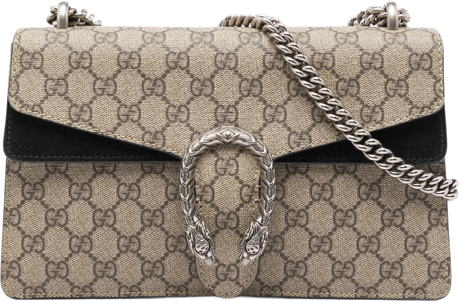 Gucci Medium Gg Supreme Dionysus Shoulder Bag, från Luxclusif, i färgen beige.