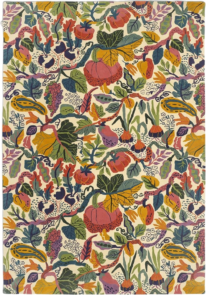 Matta Heritage Garden 170x230 cm, från Classic Collection, i färgen vanilj multi.