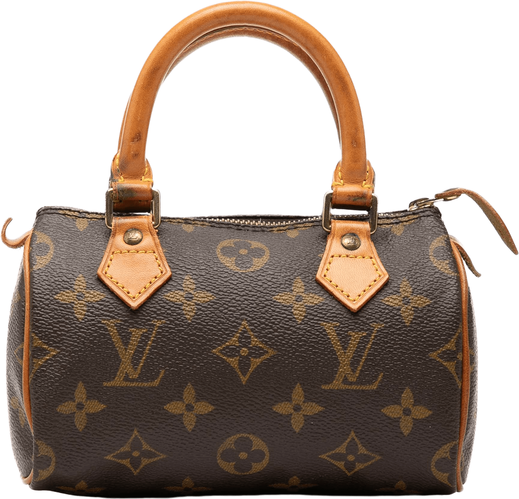 Louis Vuitton Monogram Mini Speedy Hl, från Luxclusif, i färgen brown.
