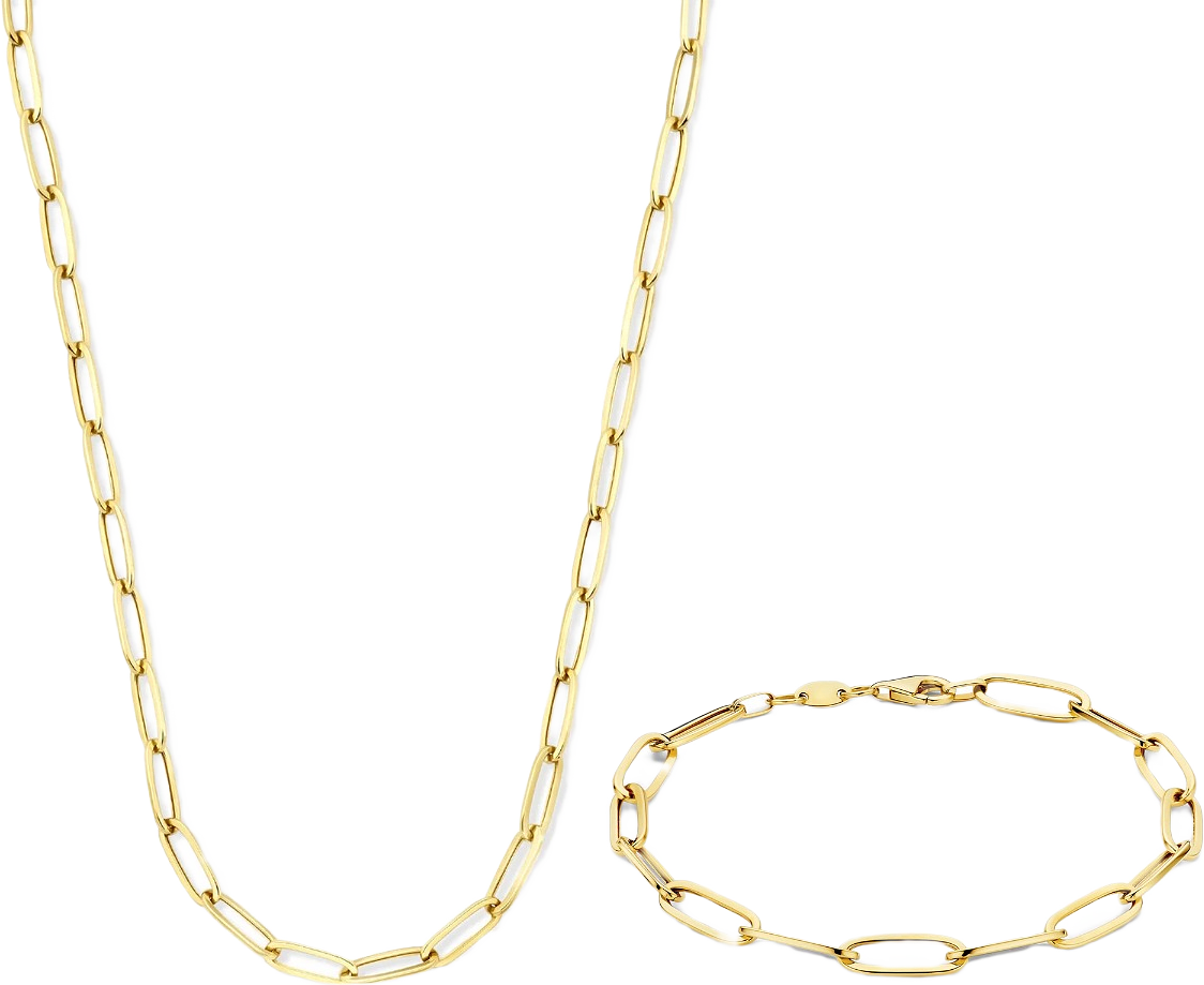 Cadeau D'isabel 14 Karat Guld Gåvoset, från Isabel Bernard, i färgen guld.