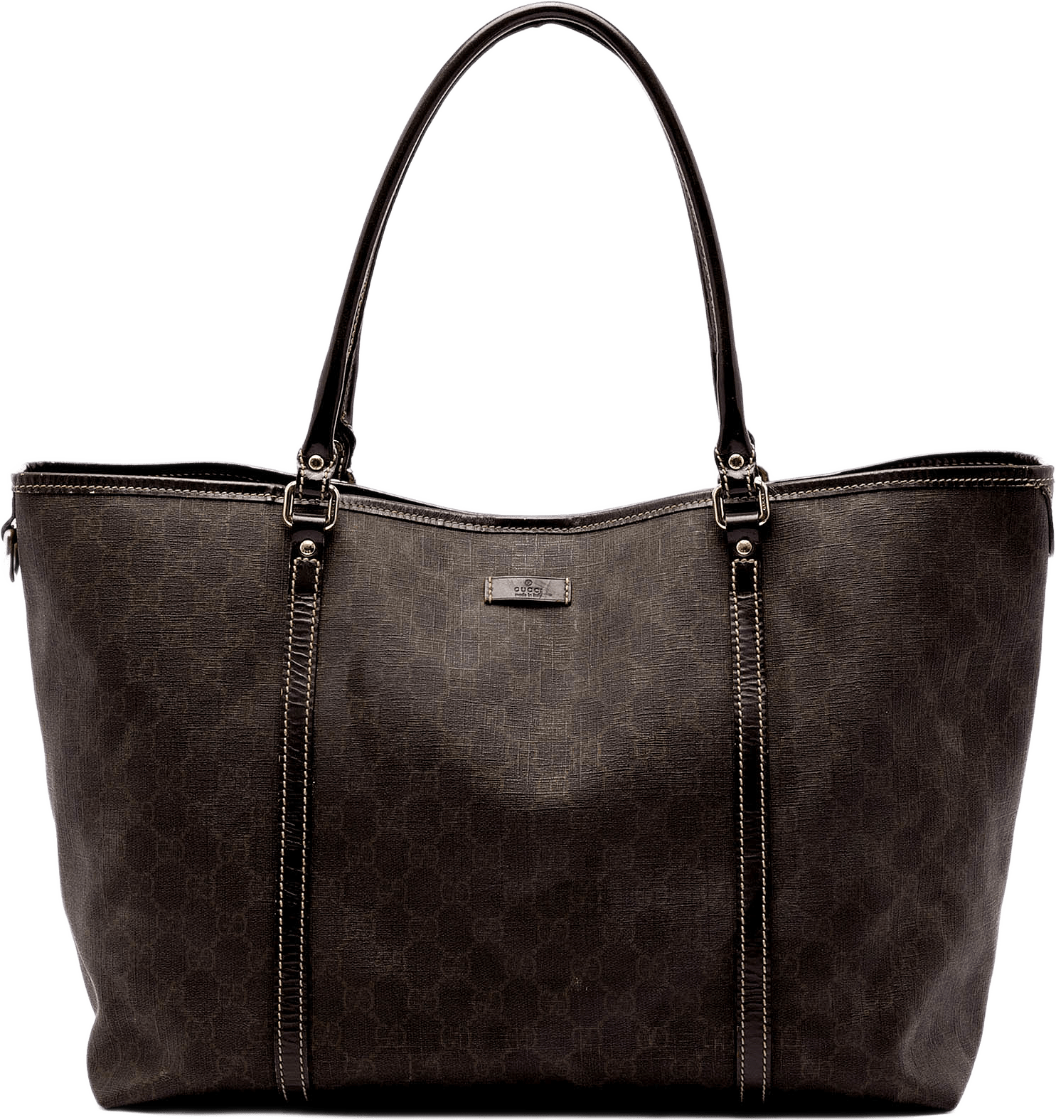 Gucci Large Gg Supreme Joy Tote, från Luxclusif, i färgen brun.