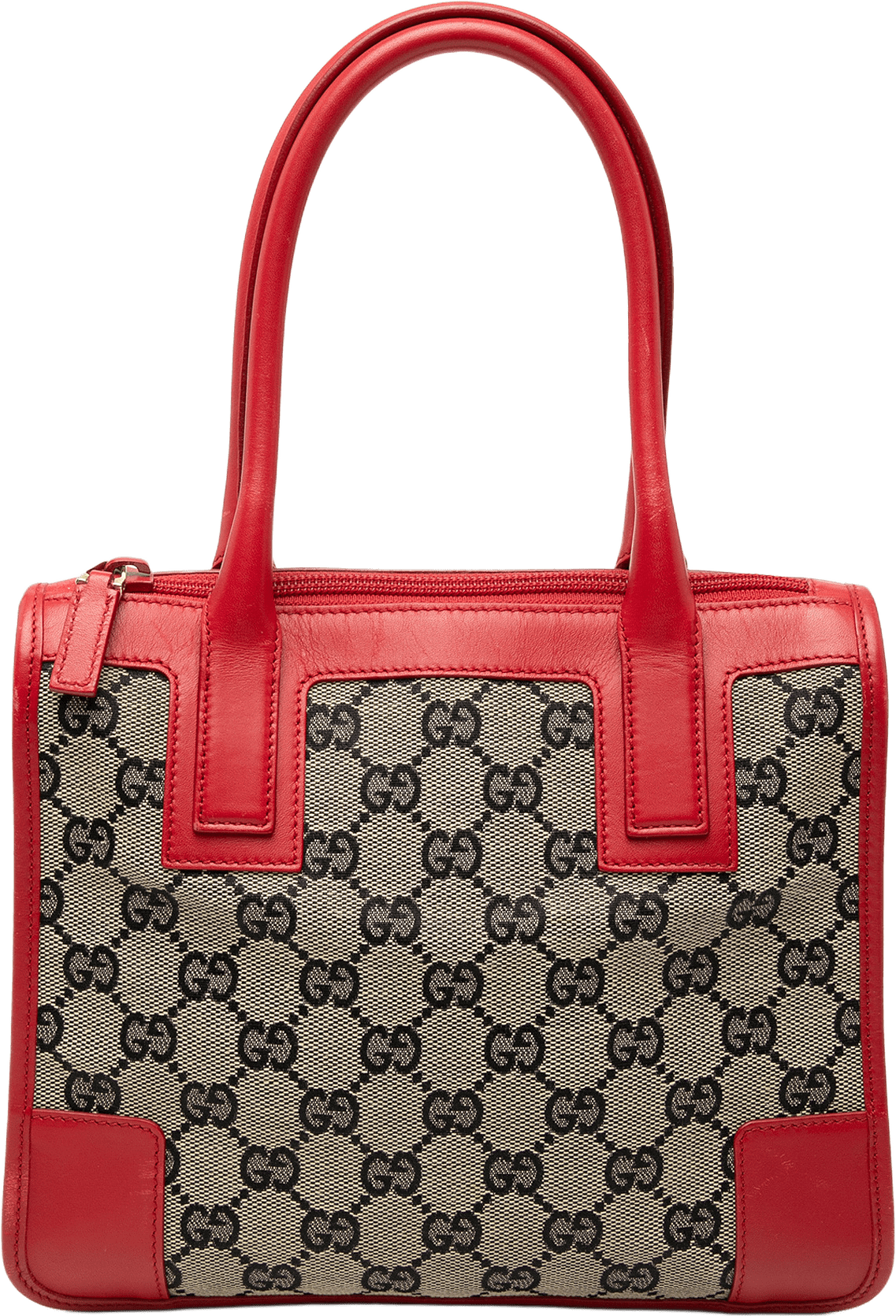 Gucci Gg Canvas Handbag, från Luxclusif, i färgen beige.