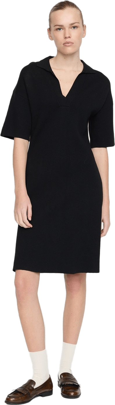 Srhenrietta Polo Dress Knit - Black