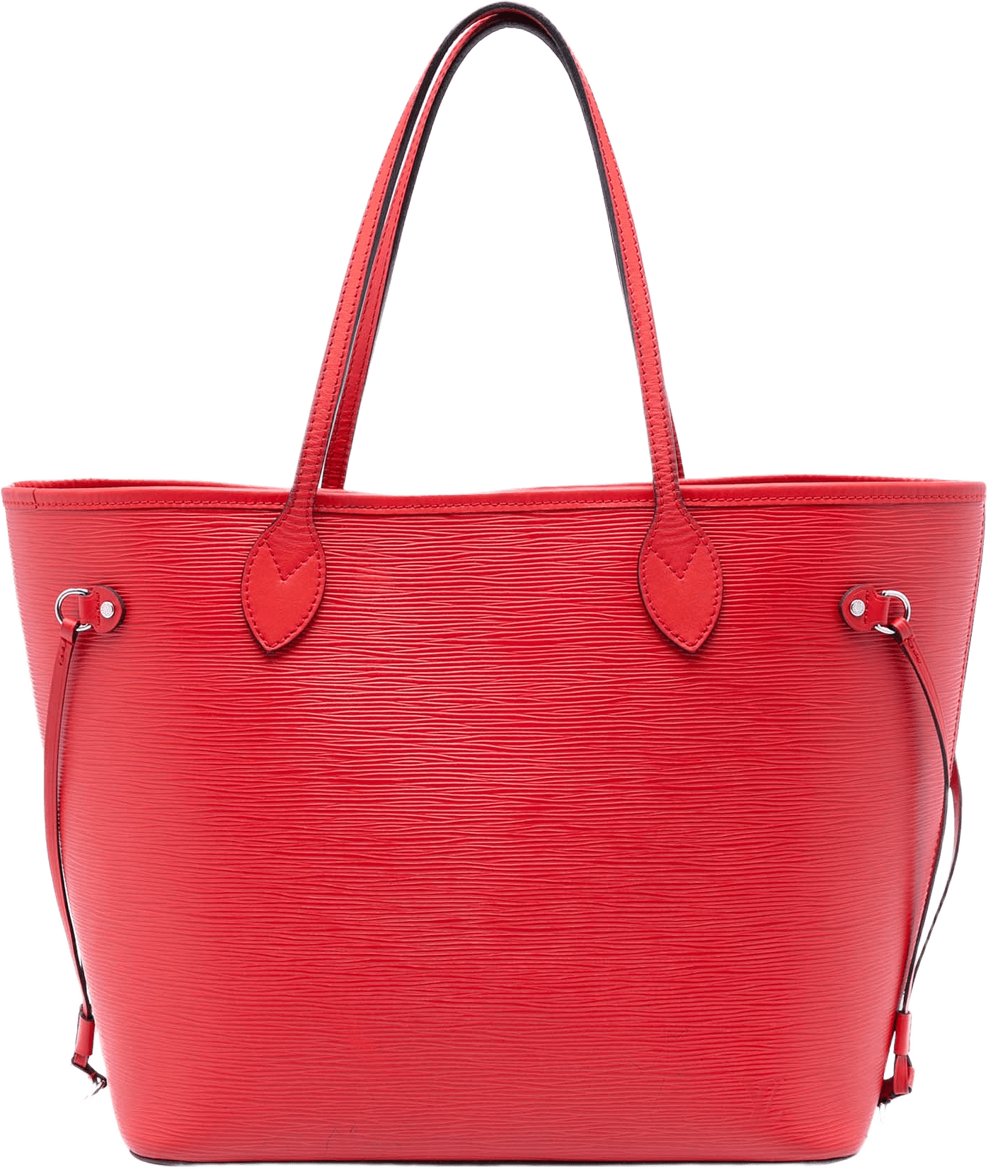 Louis Vuitton Epi Neverfull Mm, från Luxclusif, i färgen red.