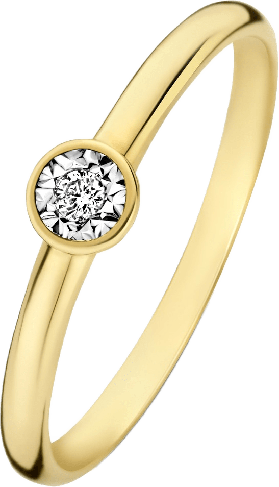 De La Paix 14 Karat Guld Ring, från Isabel Bernard, i färgen guld.