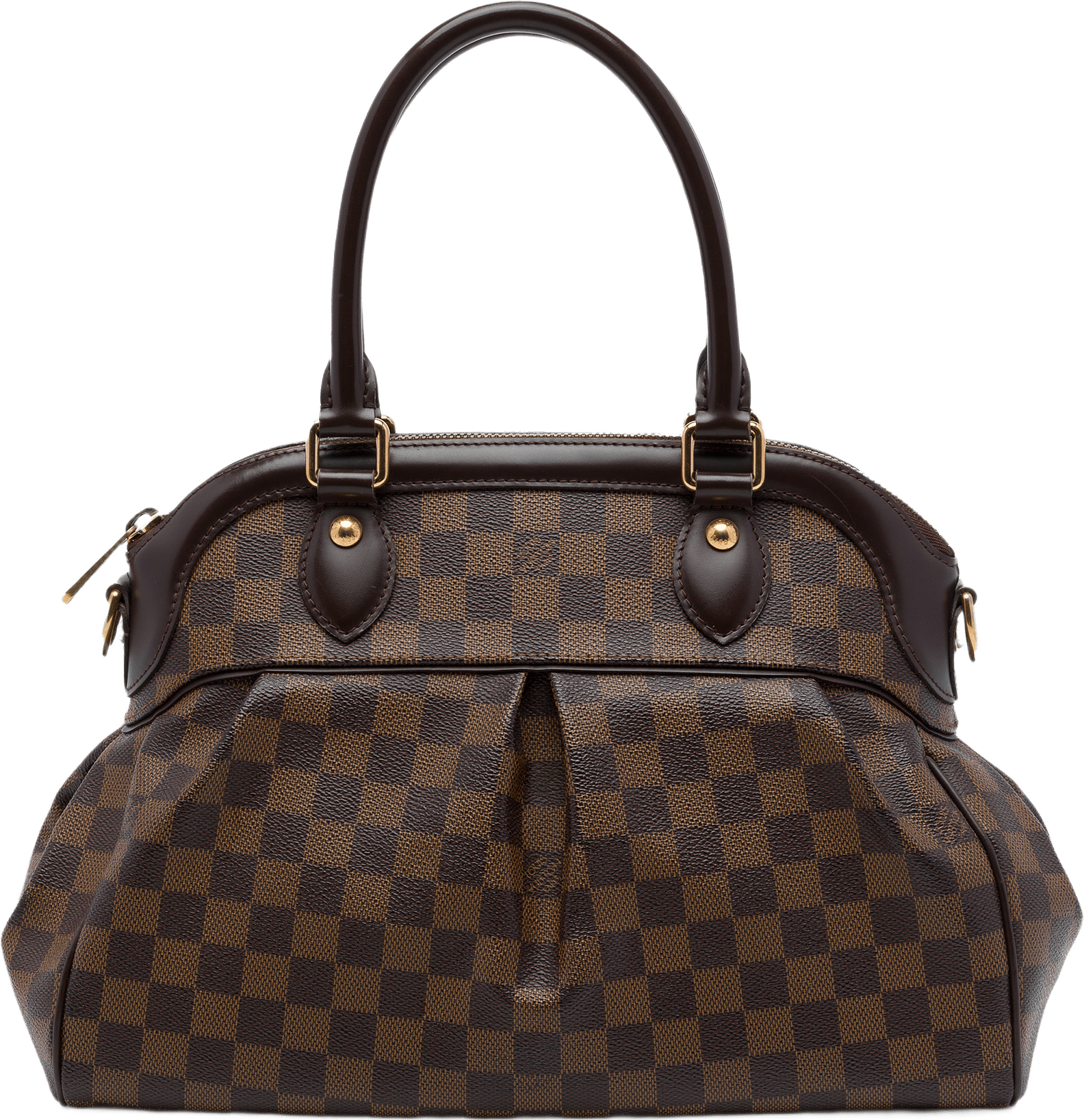 Louis Vuitton Damier Ebene Trevi Pm, från Luxclusif, i färgen brun.