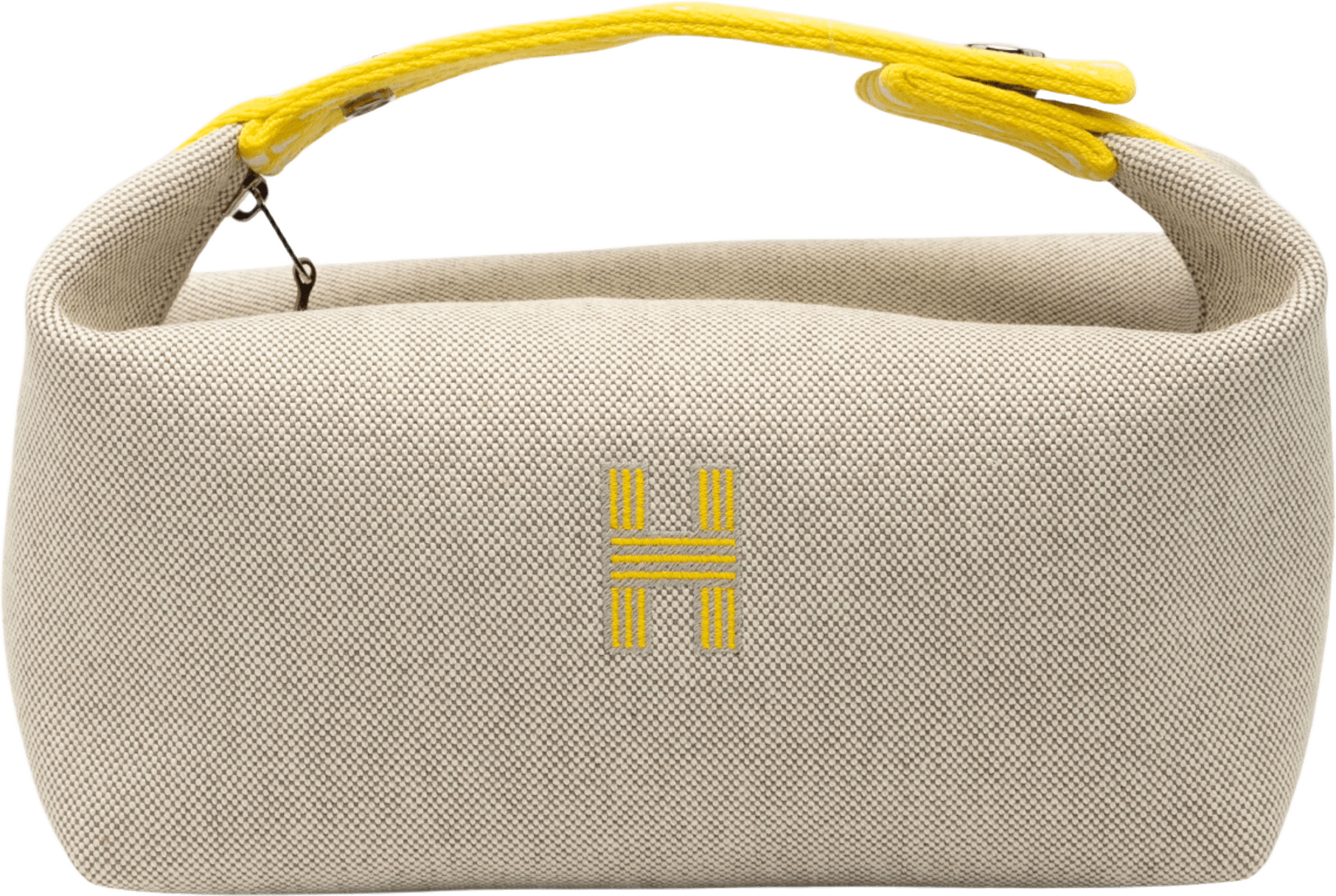 Hermès Small H Plume Bride A Brac Case, från Luxclusif, i färgen gray.