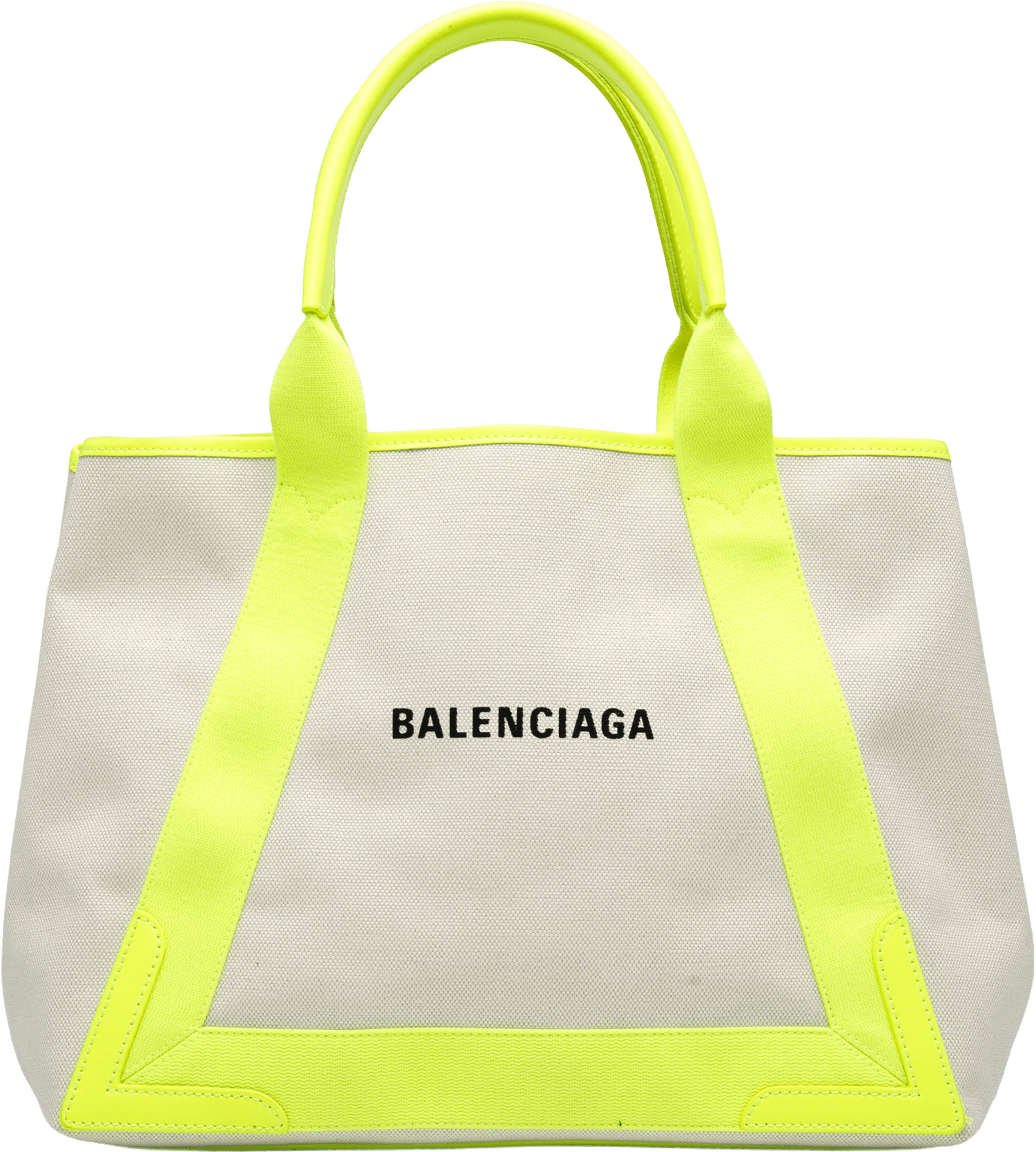 Balenciaga Canvas Navy Cabas M Tote, från Luxclusif, i färgen beige.