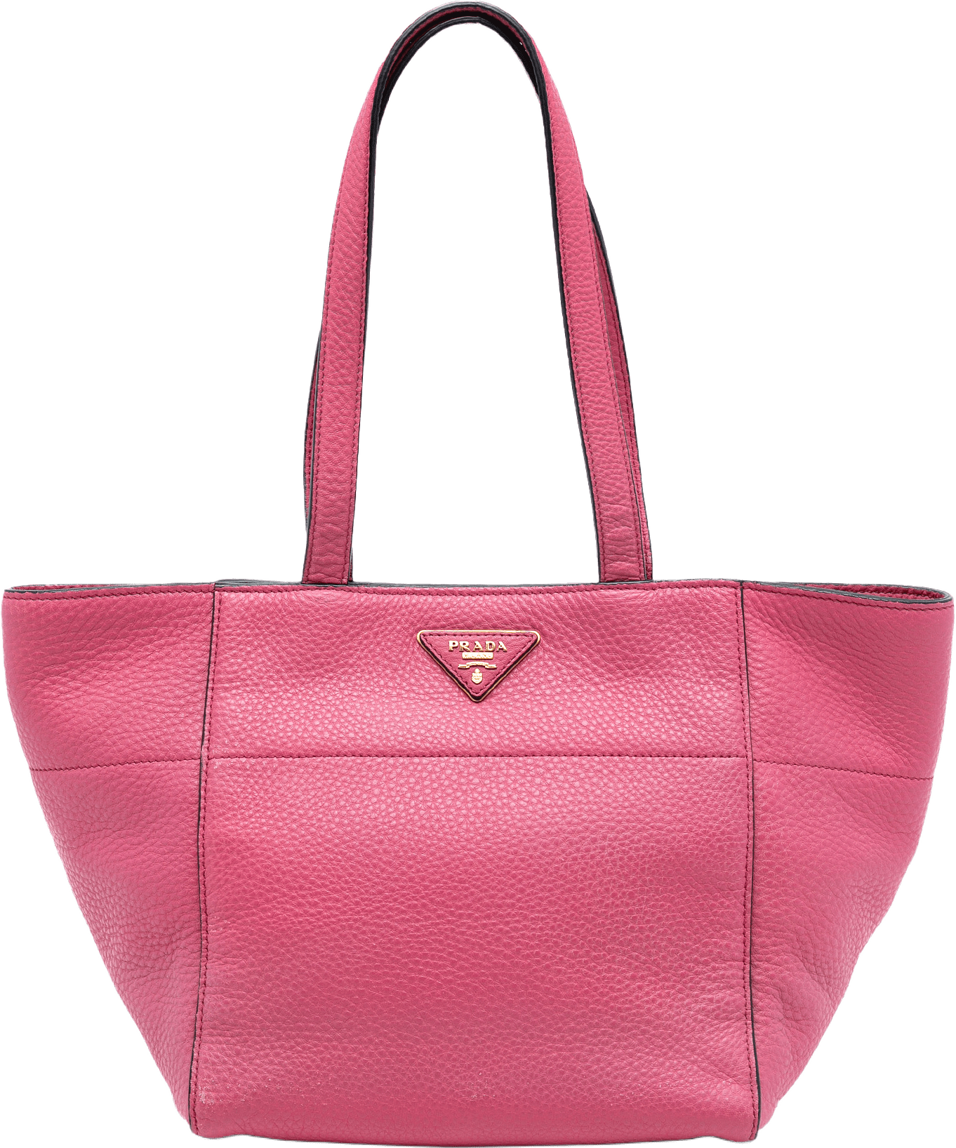 Prada Vitello Daino Tote, från Luxclusif, i färgen pink.