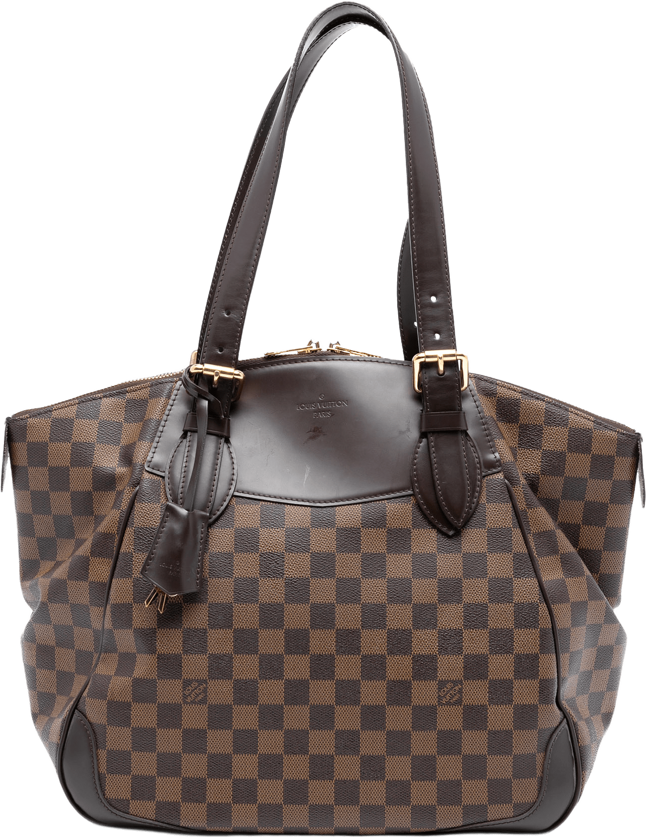 Louis Vuitton Damier Ebene Verona Gm, från Luxclusif, i färgen brown.