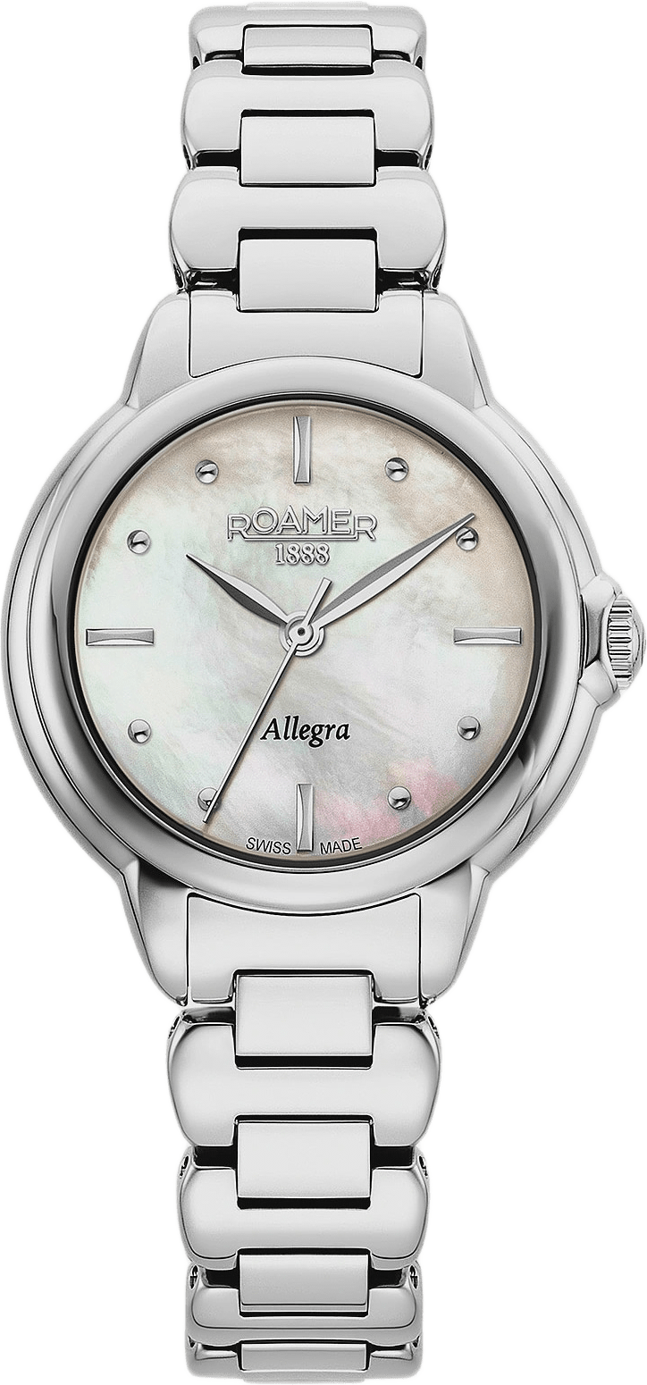Roamer Allegra Dam Vit/stållänk - 977847 41 20 20, från ROAMER, i färgen 1.