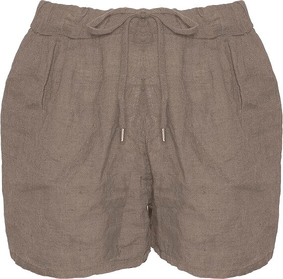 17691, Shorts, Linen - Nougat