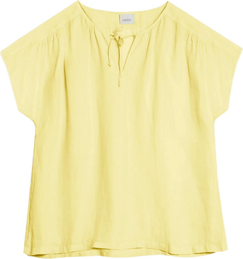 Sofie Blouse, från Milook, i färgen yellow.