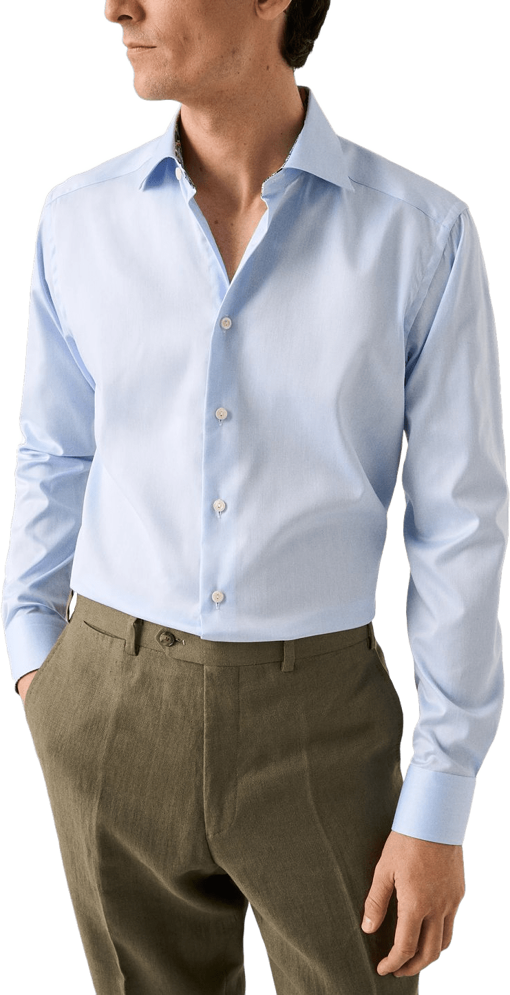 Signature Twill-skjorta Slim Fit