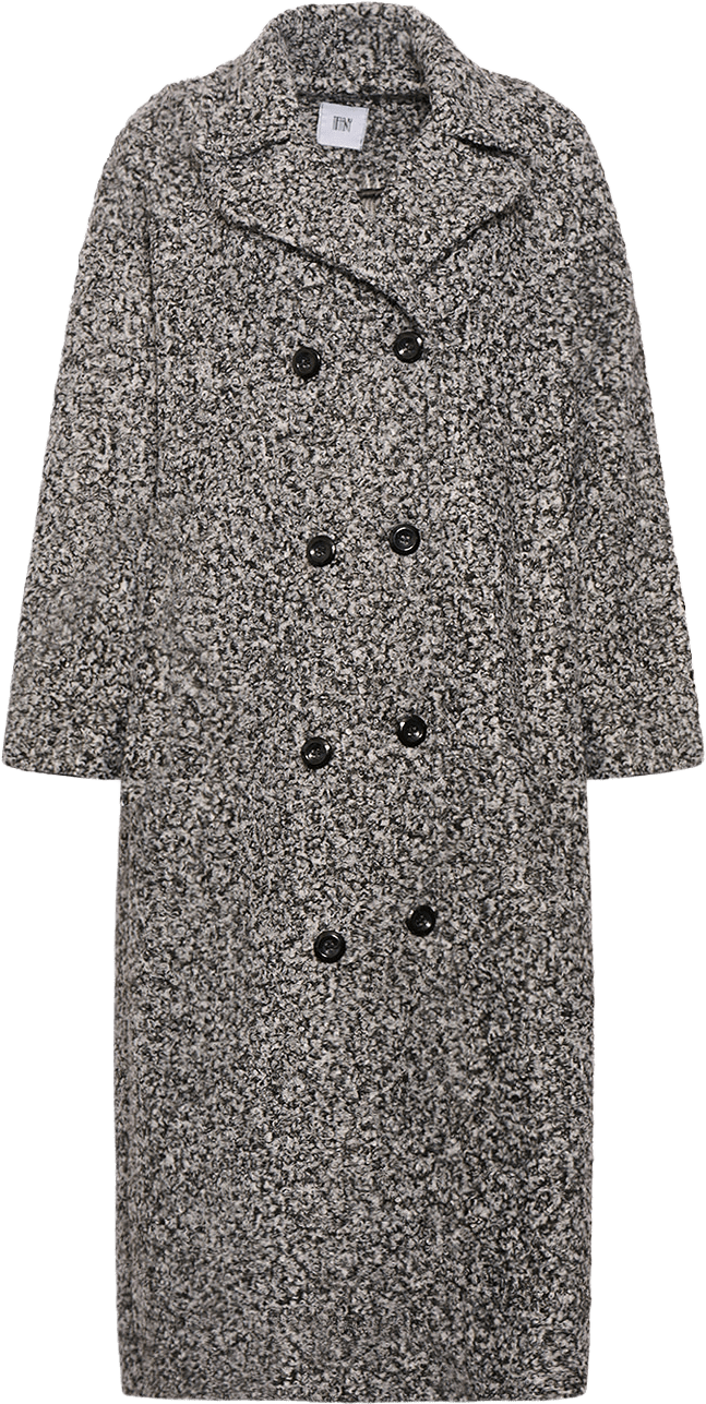 Dodo, Long Coat - Black/white
