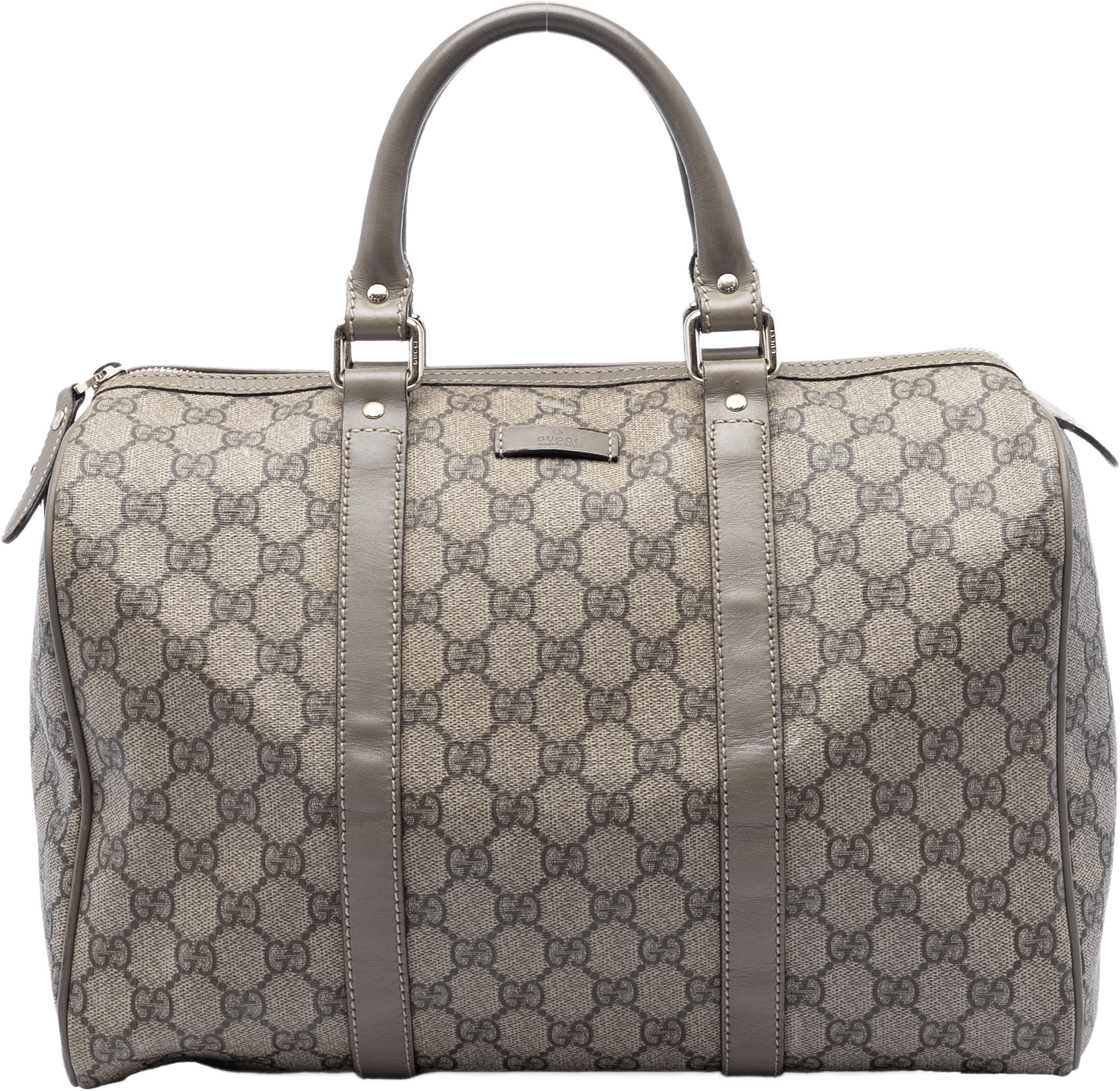 Gucci Medium Gg Supreme Joy Boston Bag, från Luxclusif, i färgen beige.
