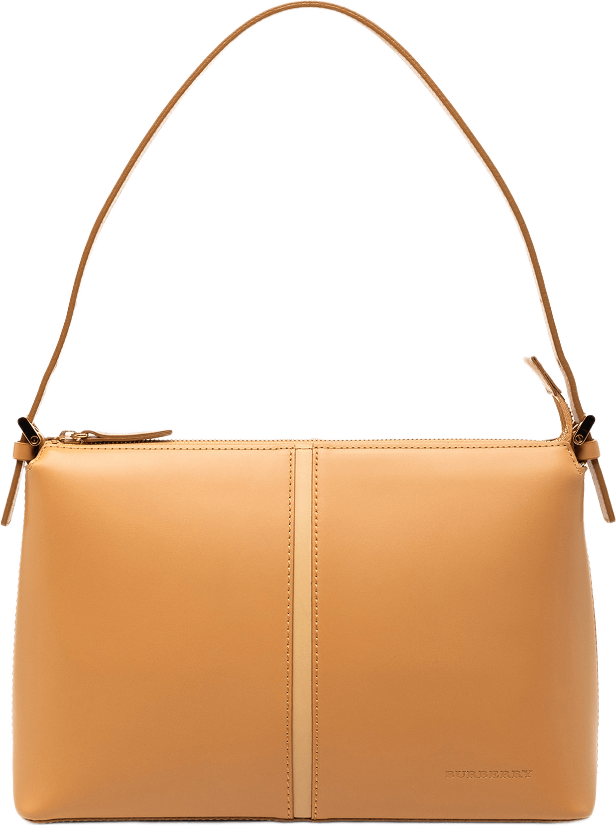 Burberry Leather Shoulder Bag, från Luxclusif, i färgen caramel.
