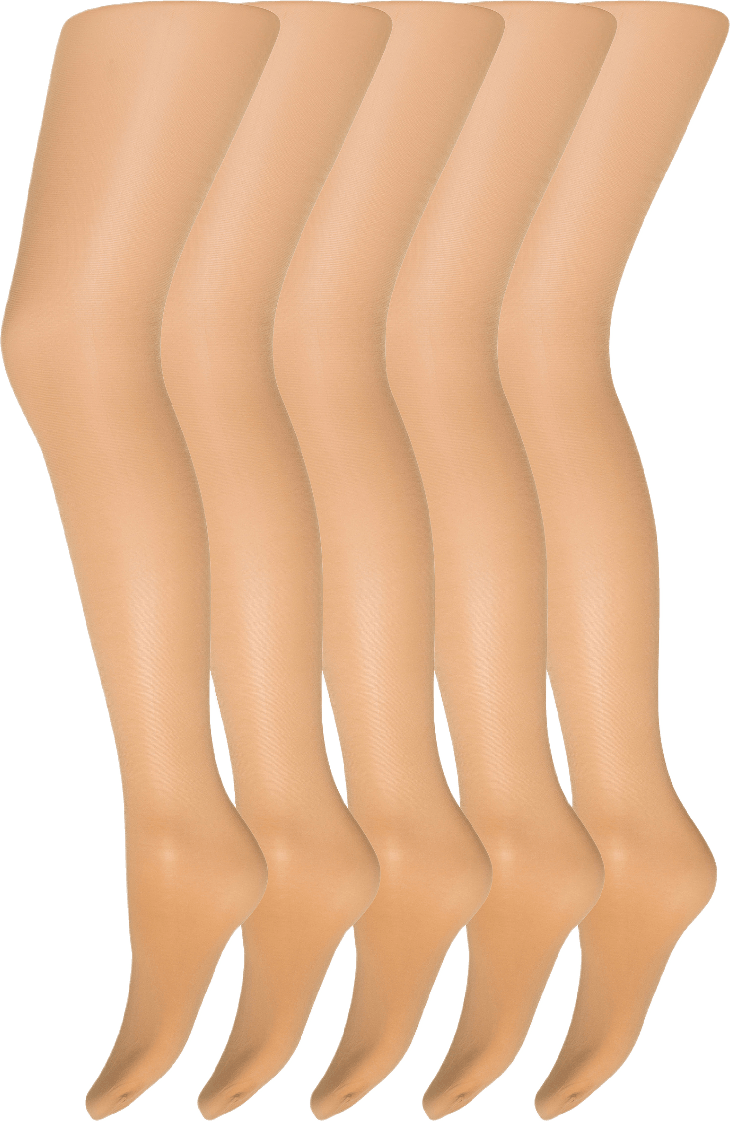 Strumpbyxor "silk Look" | 5-pack | 20 Denier | Nearly Black, från Decoy, i färgen sand.