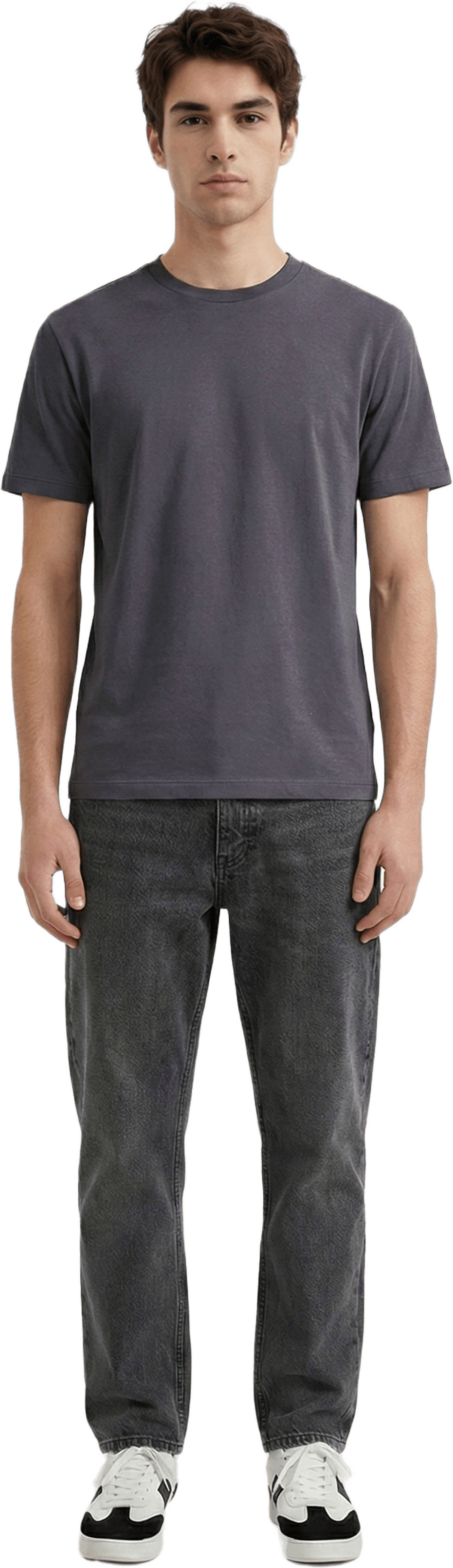 Lung Melange T-shirt, från Ciszere, i färgen dark grey.