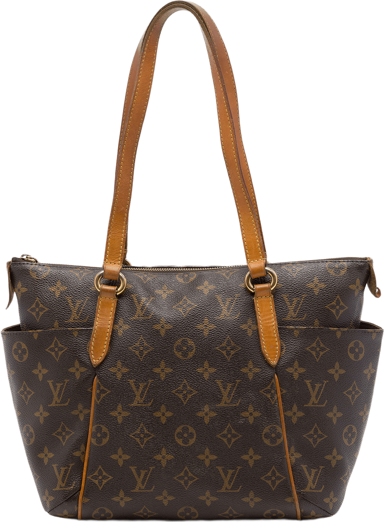 Louis Vuitton Monogram Totally Pm, från Luxclusif, i färgen brun.